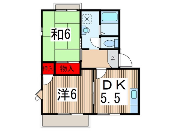 エスポワールの物件間取画像